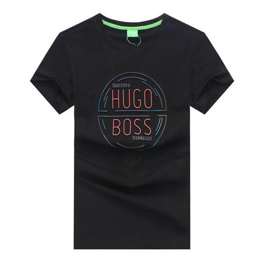Hugo Boss Tradition Technology T Shirts -Black - Obeezi