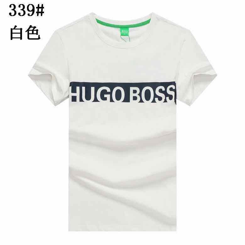 Hugo Boss White crew neck T SHIRT - Obeezi
