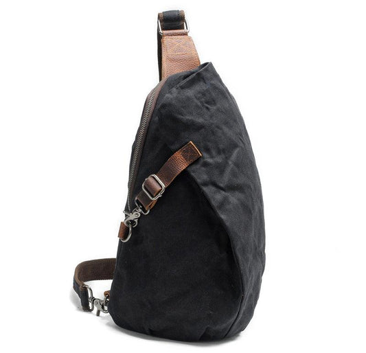 Hunting Design Sling Back Bag- Black - Obeezi.com