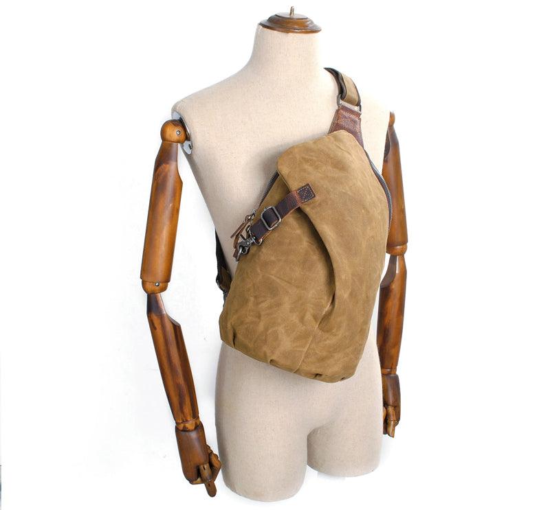 Hunting Design Sling Back Bag-Green - Obeezi.com