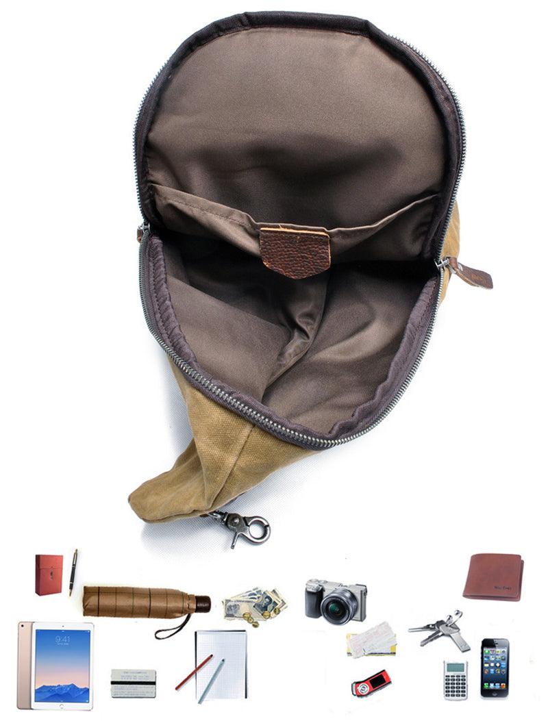 Hunting Design Sling Back Bag-Grey - Obeezi.com