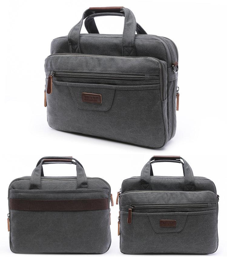 Hybrid Canvas Solid Mini Outdoor Crossbody Bag-Grey - Obeezi.com