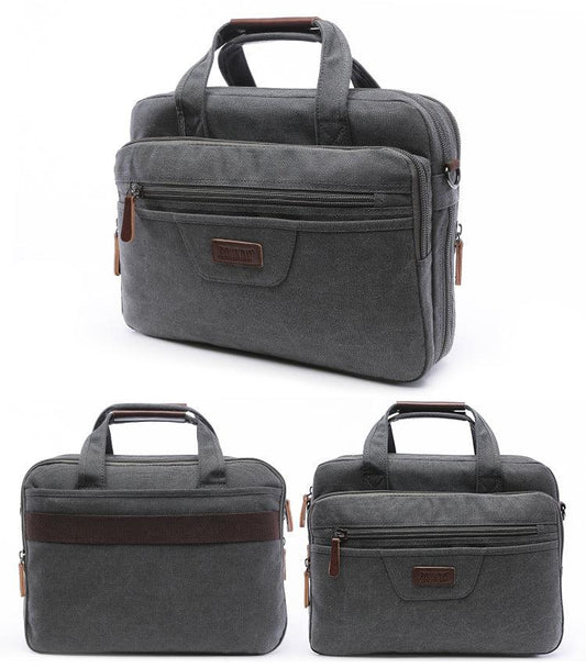 Hybrid Canvas Solid Mini Outdoor Crossbody Bag-Grey - Obeezi.com