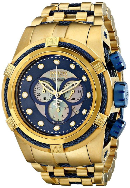 Invicta Men's 12742 Bolt Analog Display Swiss Quartz Gold Watch - Obeezi.com