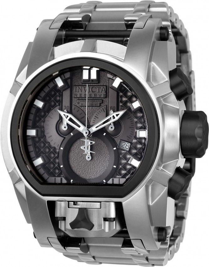 Invicta Reserve 52mm Bolt Zeus Magnum Swiss Movt Quartz Dual Movement 20110 - Obeezi.com