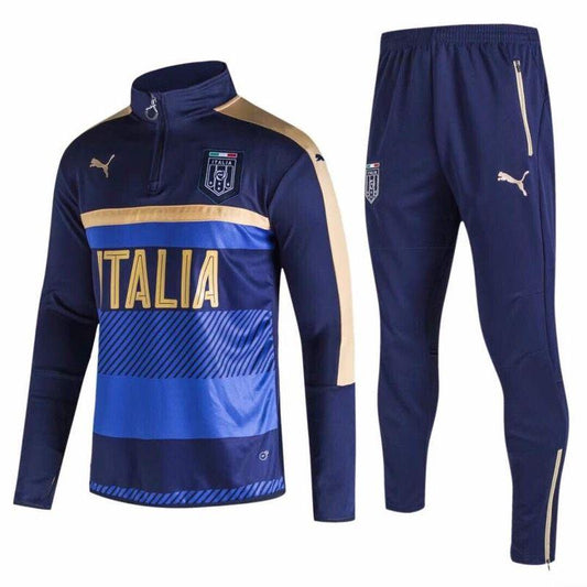 Italia Survetement Training kits 18/19 Blue Tracksuits - Obeezi
