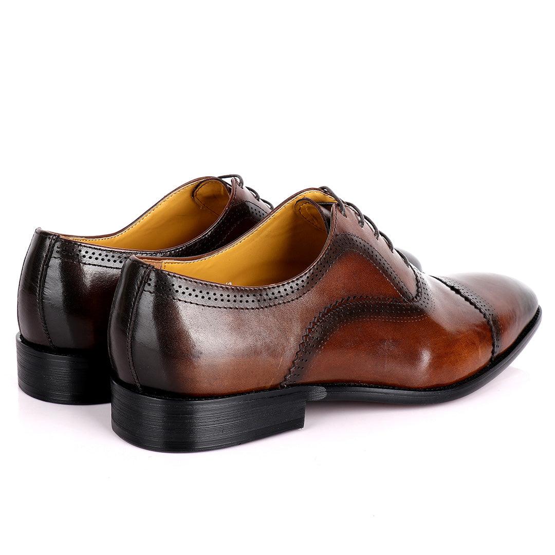 J.M Weston Premium Oxford Men's Shoe- Coffee - Obeezi.com