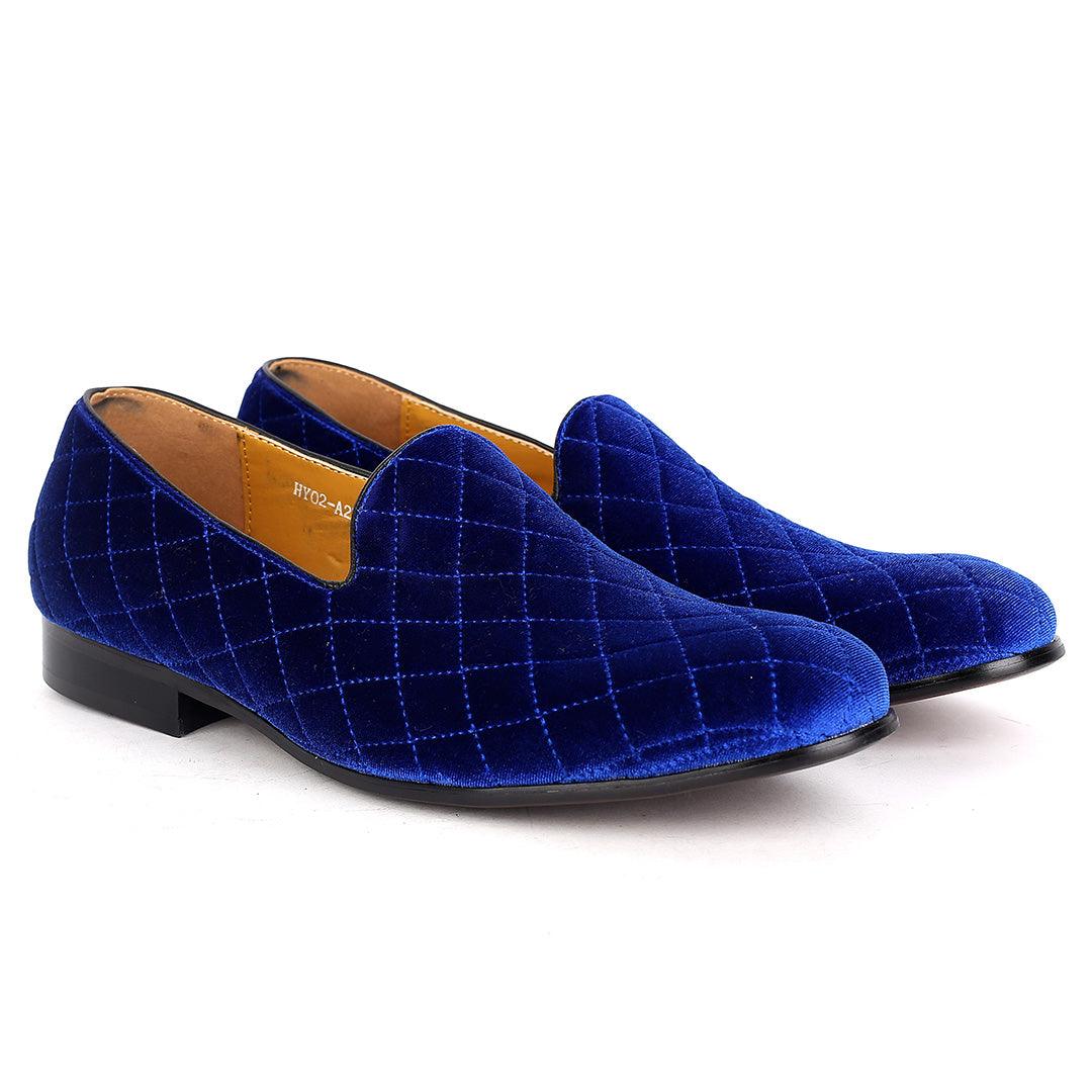 J.M Weston Royalty Designed Blue Suede Shoe - Obeezi.com