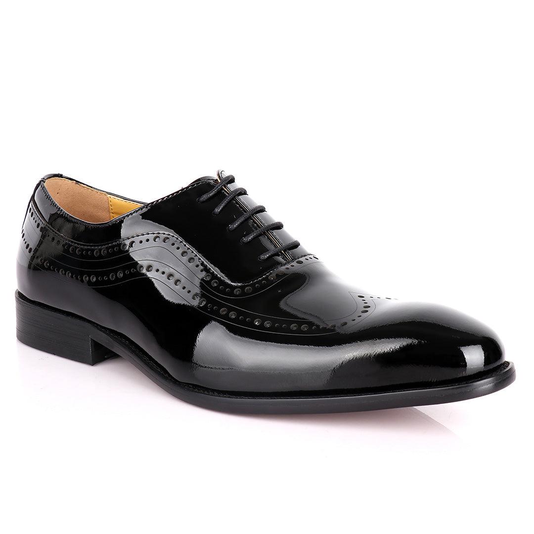 J.M Weston Wetlips Premium Oxford -Black - Obeezi.com