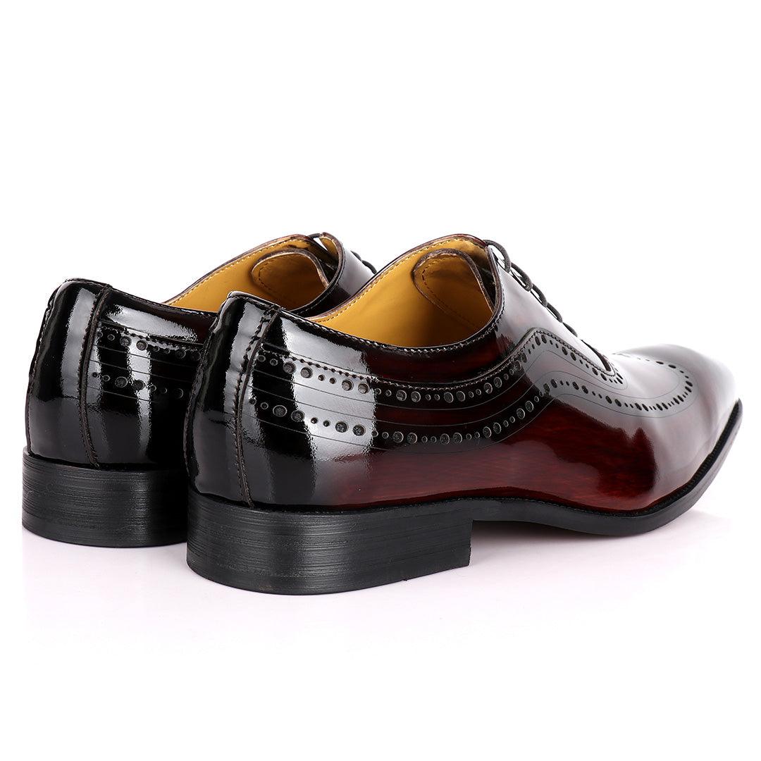 J.M Wetlooks Premium Oxford Brogues- Coffee - Obeezi.com