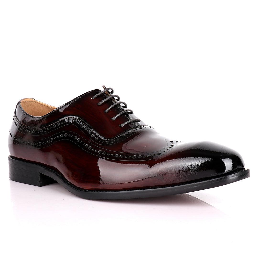 J.M Wetlooks Premium Oxford Brogues- Coffee - Obeezi.com