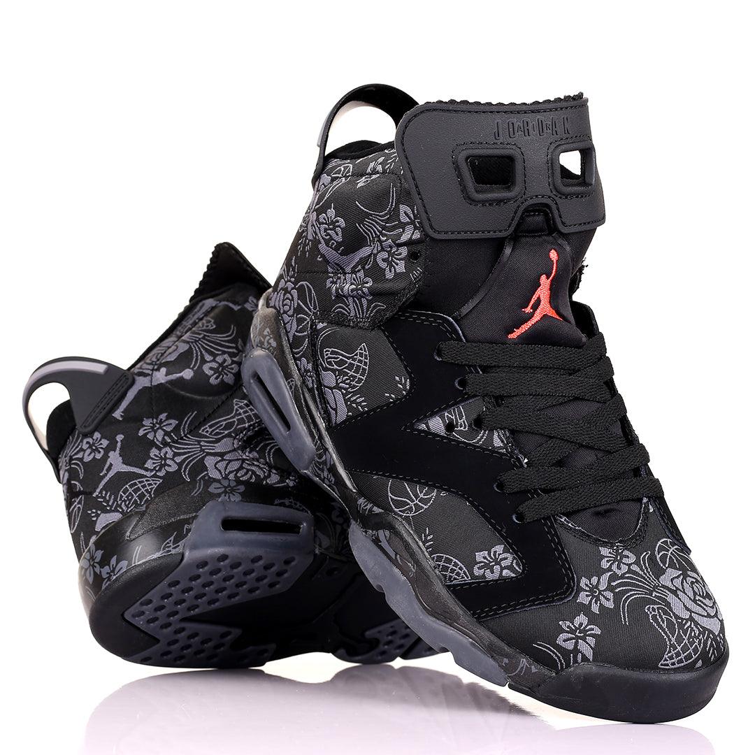 JD Men's Casual Wear Floral Retro 4 Black - Obeezi.com