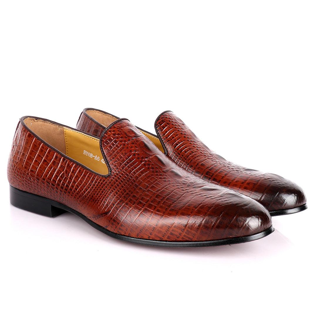 JM Weston Full Crocodile leather Designed Shoe - Obeezi.com