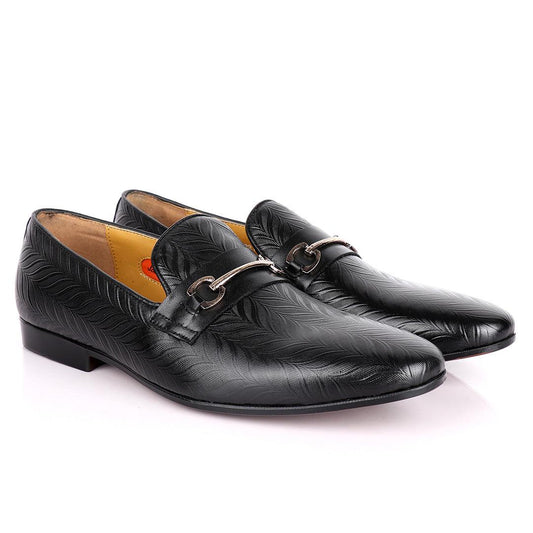 John Foster Chain Designed Plain Men's Shoes - Obeezi.com
