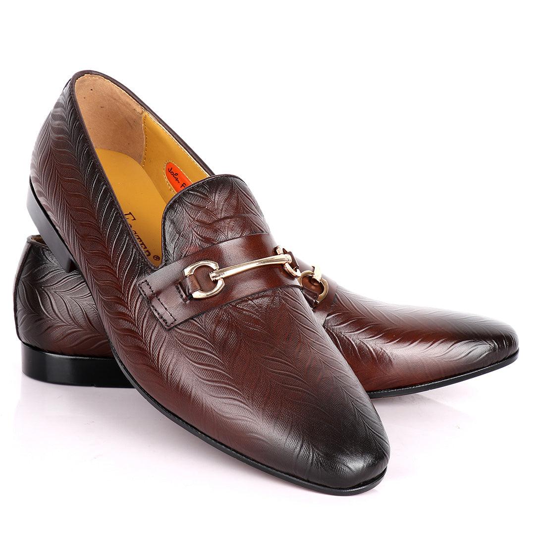 John Foster Chain Well Patterned Slick Men's Shoes - Obeezi.com