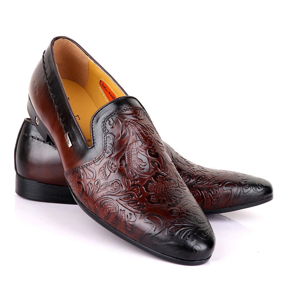 John Foster Classic Brown Leather Shoe - Obeezi