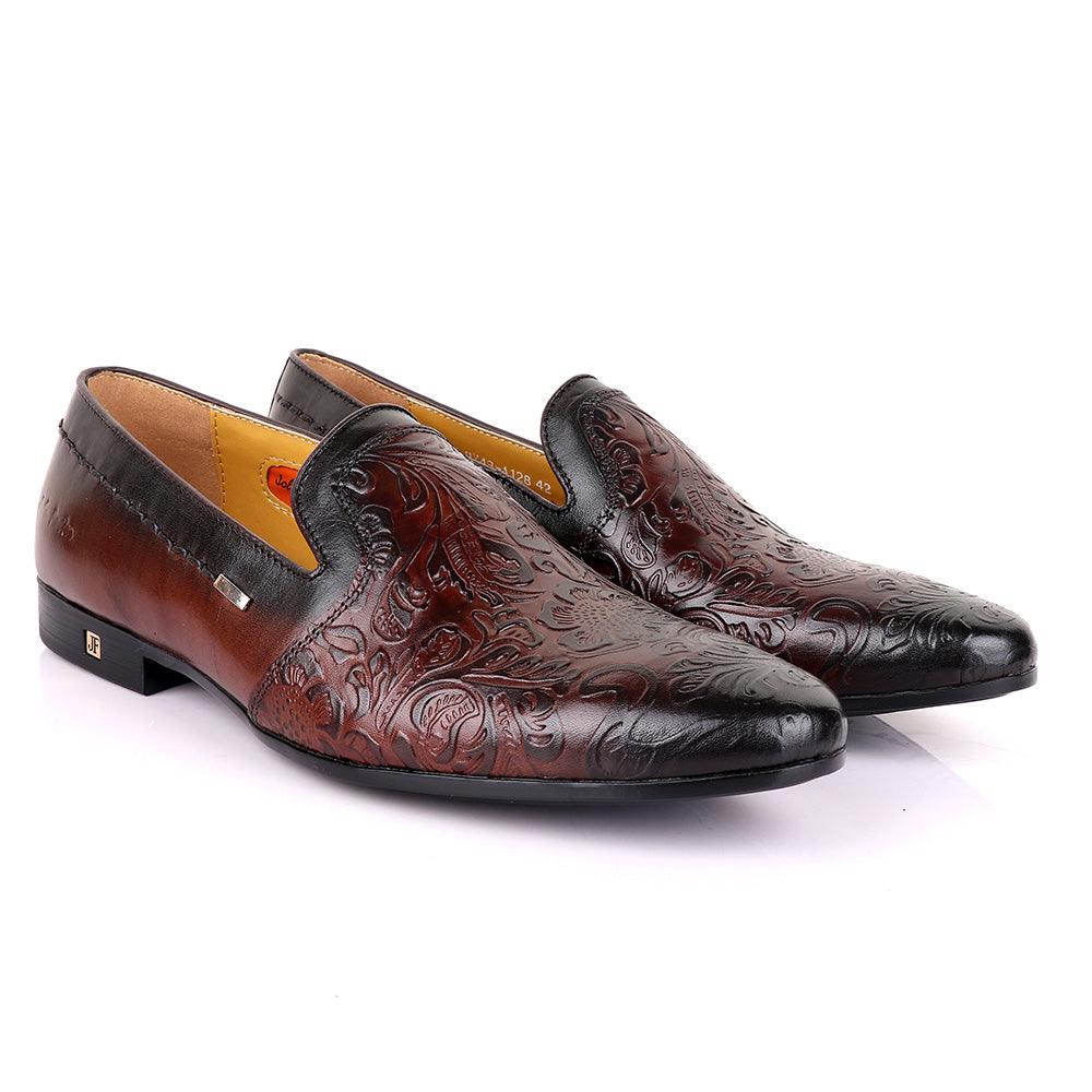 John Foster Classic Brown Leather Shoe - Obeezi