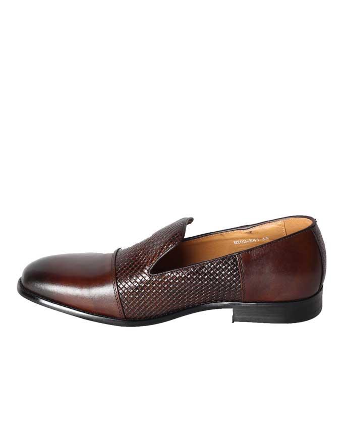 John Foster Half Mesh Design Brown - Obeezi