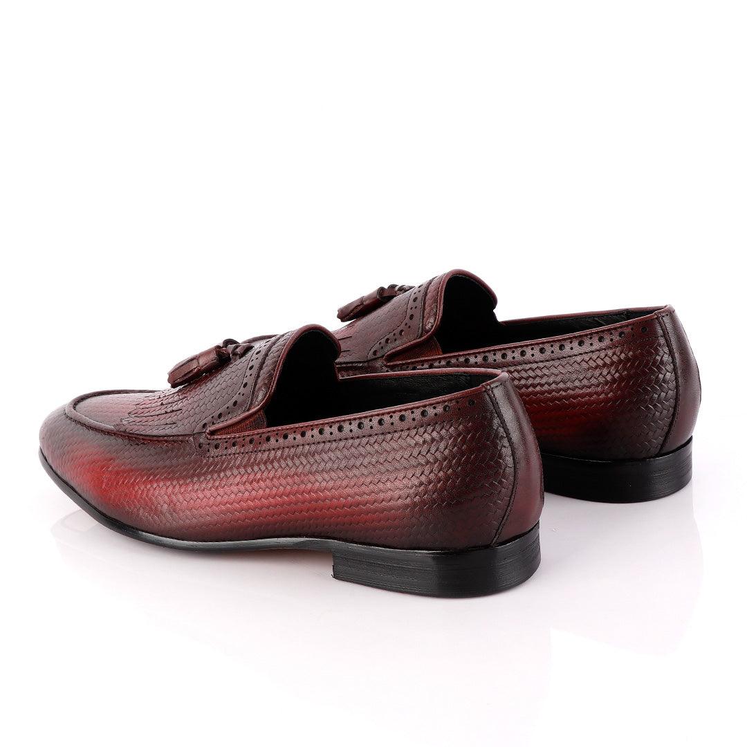 John Foster Harvard Bandeira Wine Tassel Shoe - Obeezi