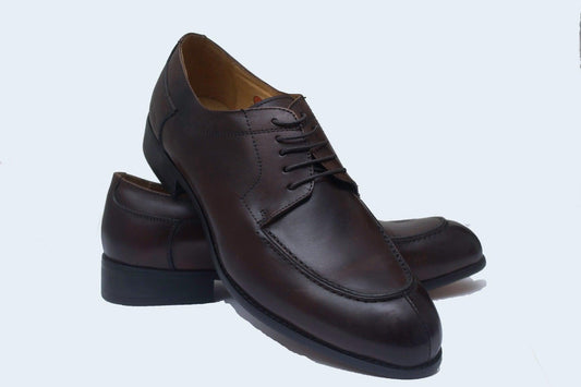 JOHN FOSTER LACED COFFEE BROWN FORMAL SHOE - Obeezi