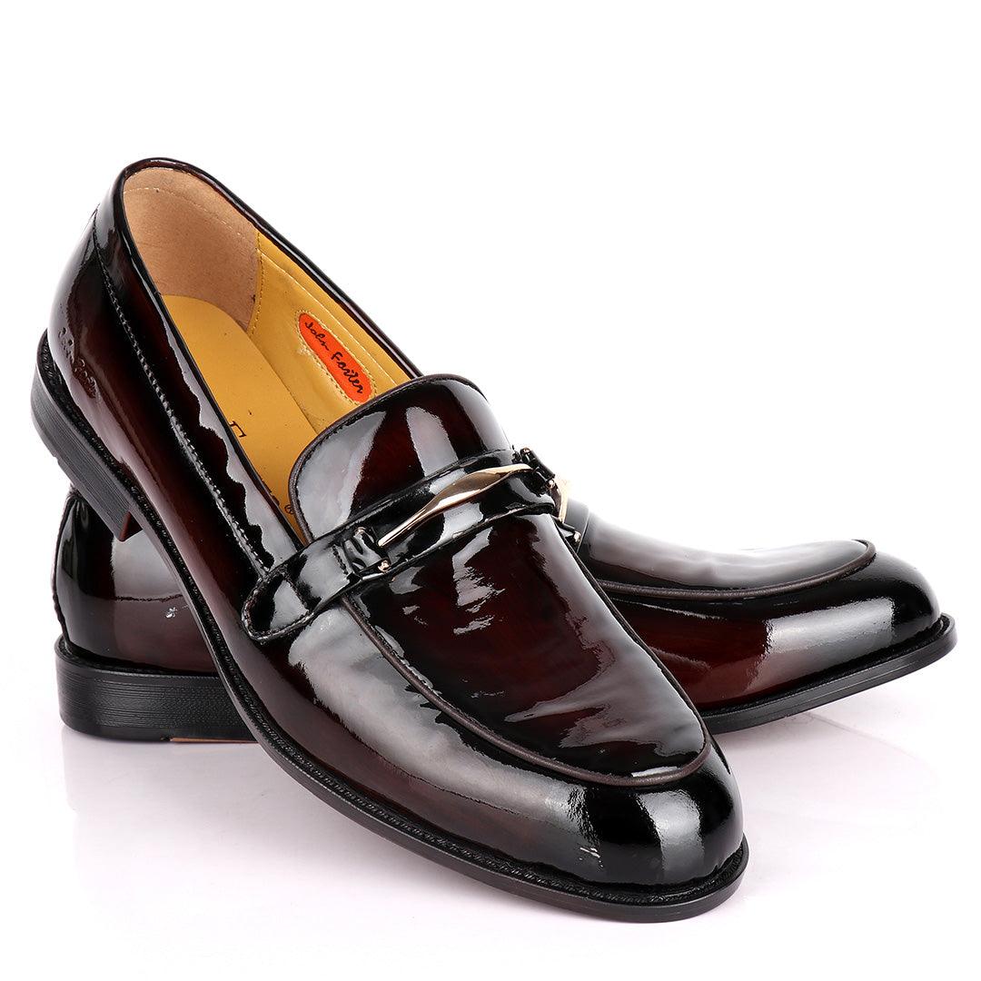 John Foster Plain Designed Wetlips Men's Shoes - Obeezi.com