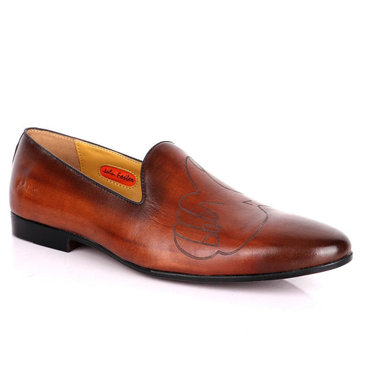 John Foster Plain Printed Formal Men's Shoes - Obeezi.com