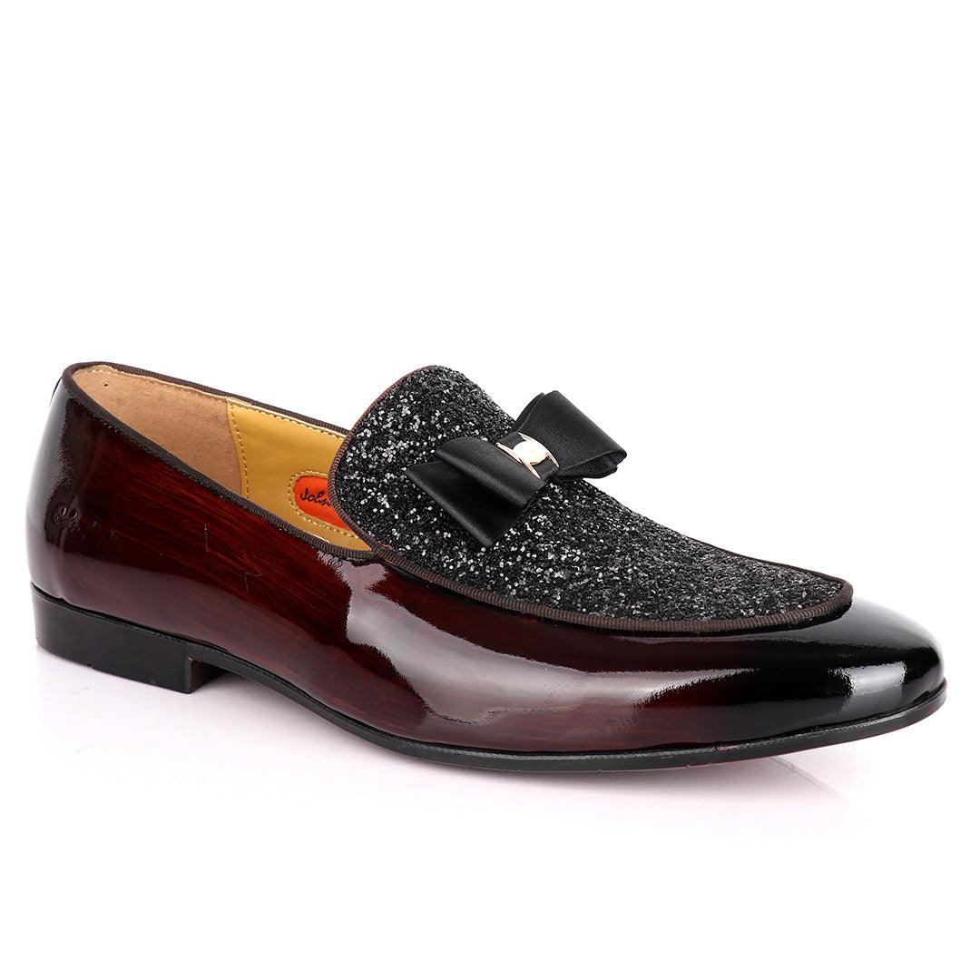 John Foster Stoned Wetlips & Half Stoned Designed Men's shoes - Obeezi.com