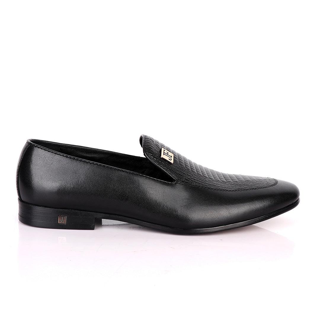 John Foster Vero Cudio Designer Leather-Black - Obeezi