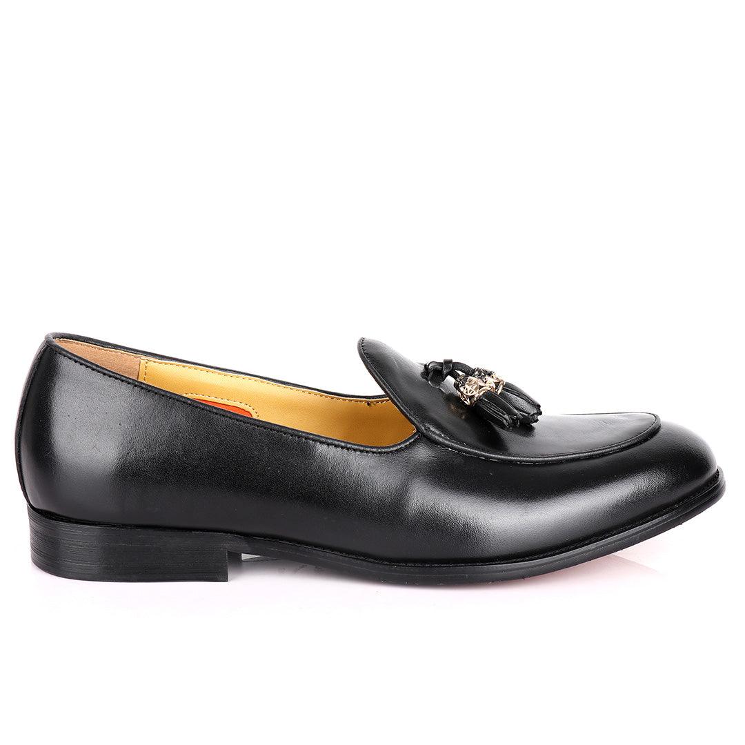 John Foster Wetlips & Suede Bowed Designed Mens Shoes - Obeezi.com