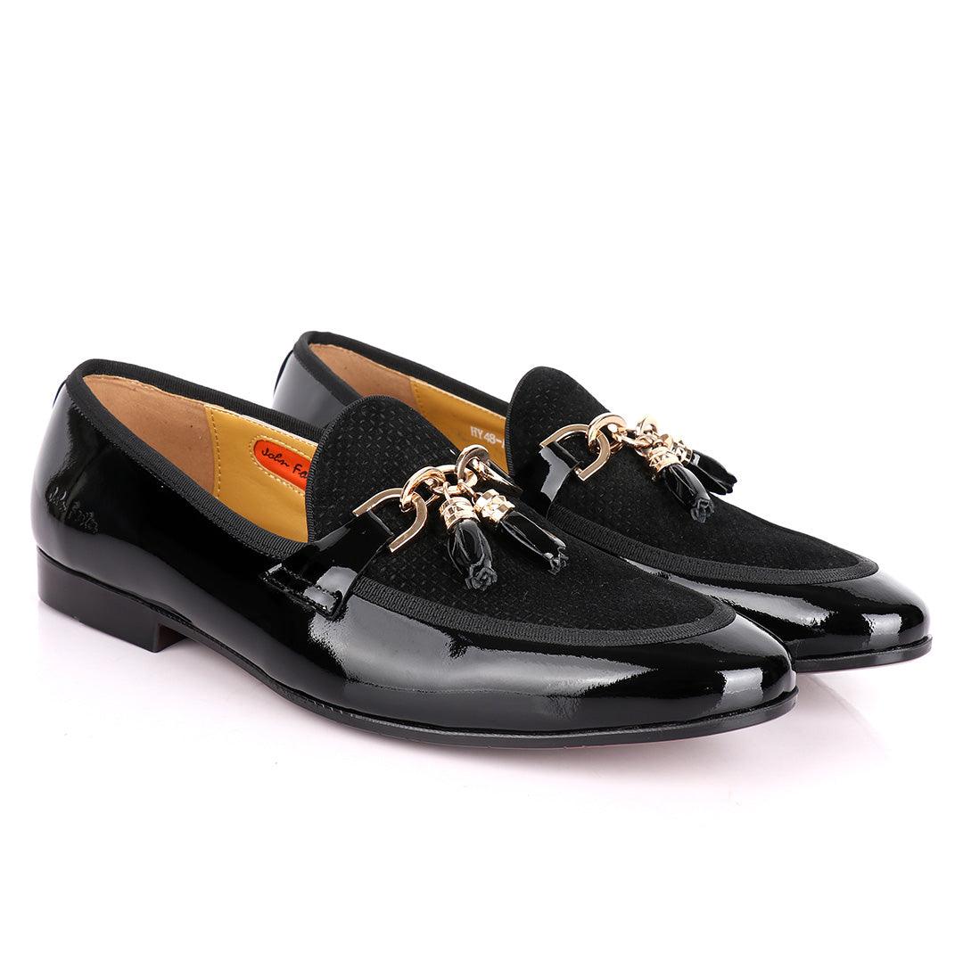 John Foster Wetlips With Gold Tassel Designed Shoe - Obeezi.com