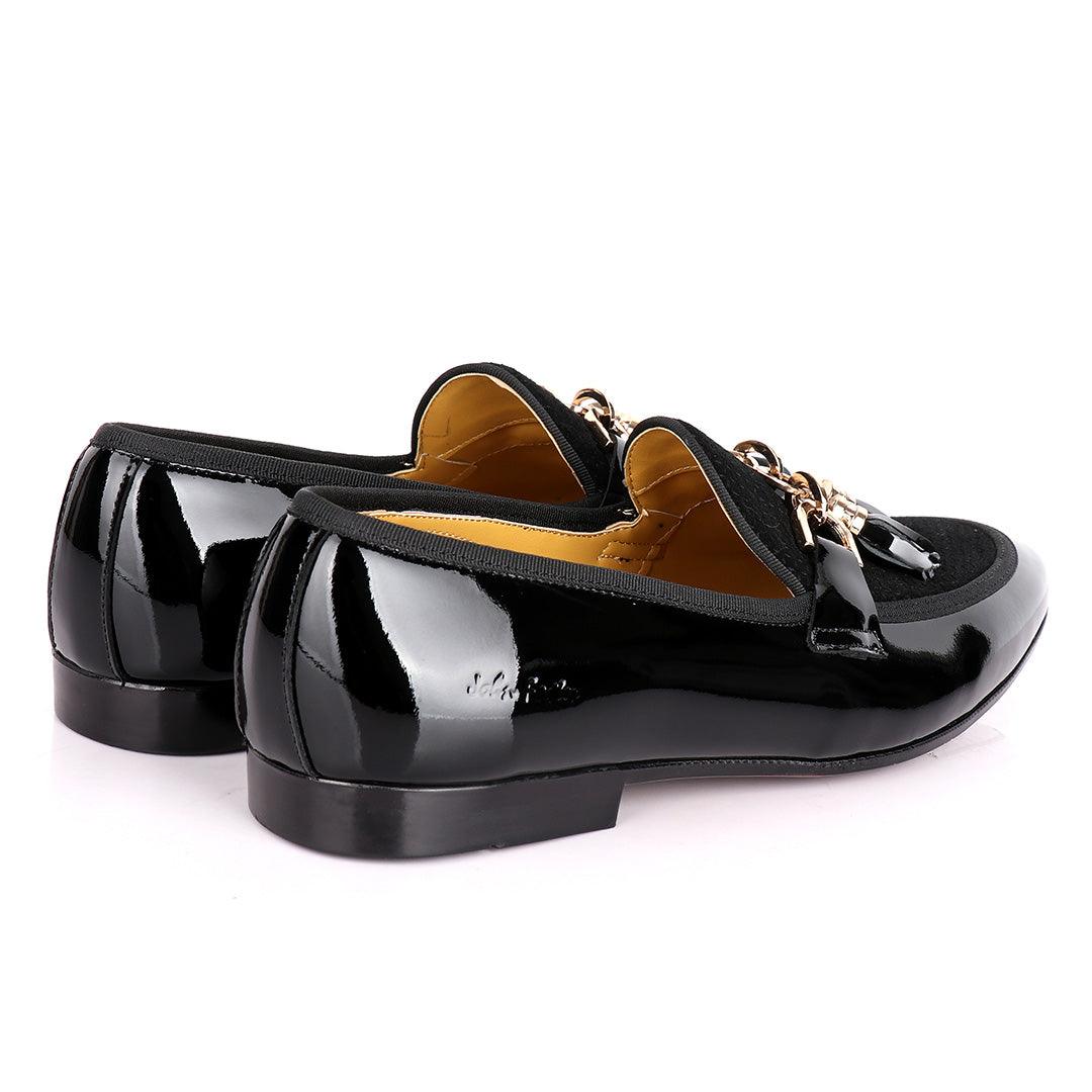 John Foster Wetlips With Gold Tassel Designed Shoe - Obeezi.com