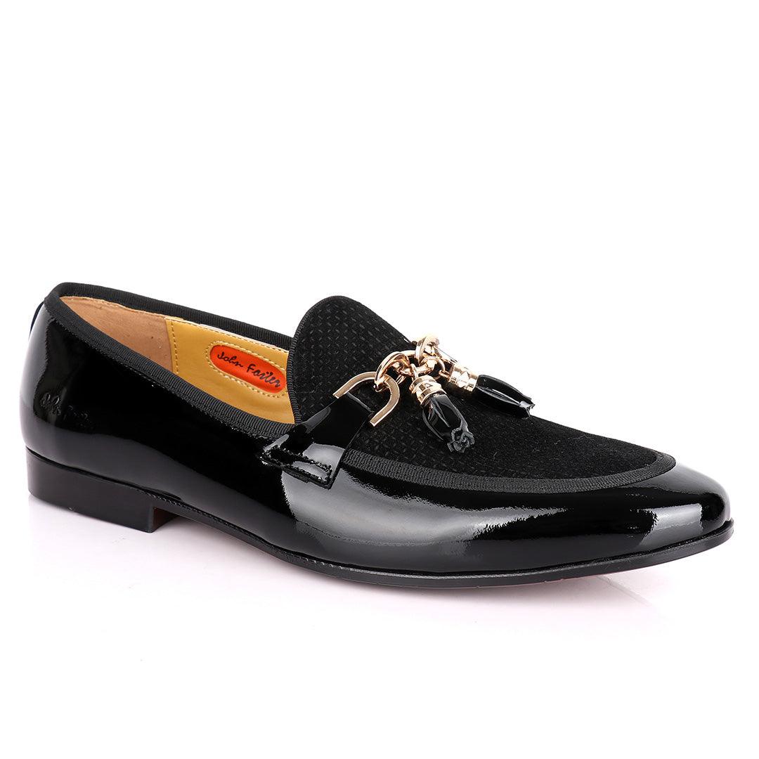 John Foster Wetlips With Gold Tassel Designed Shoe - Obeezi.com