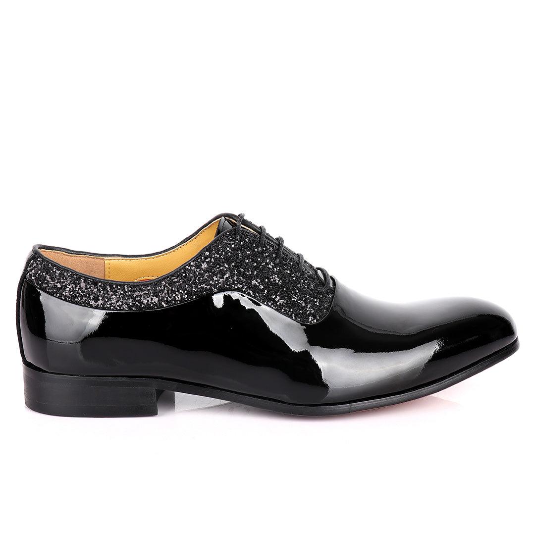 John Medson Exquisite Plain Leather Stone Designed Men's Shoe - Obeezi.com