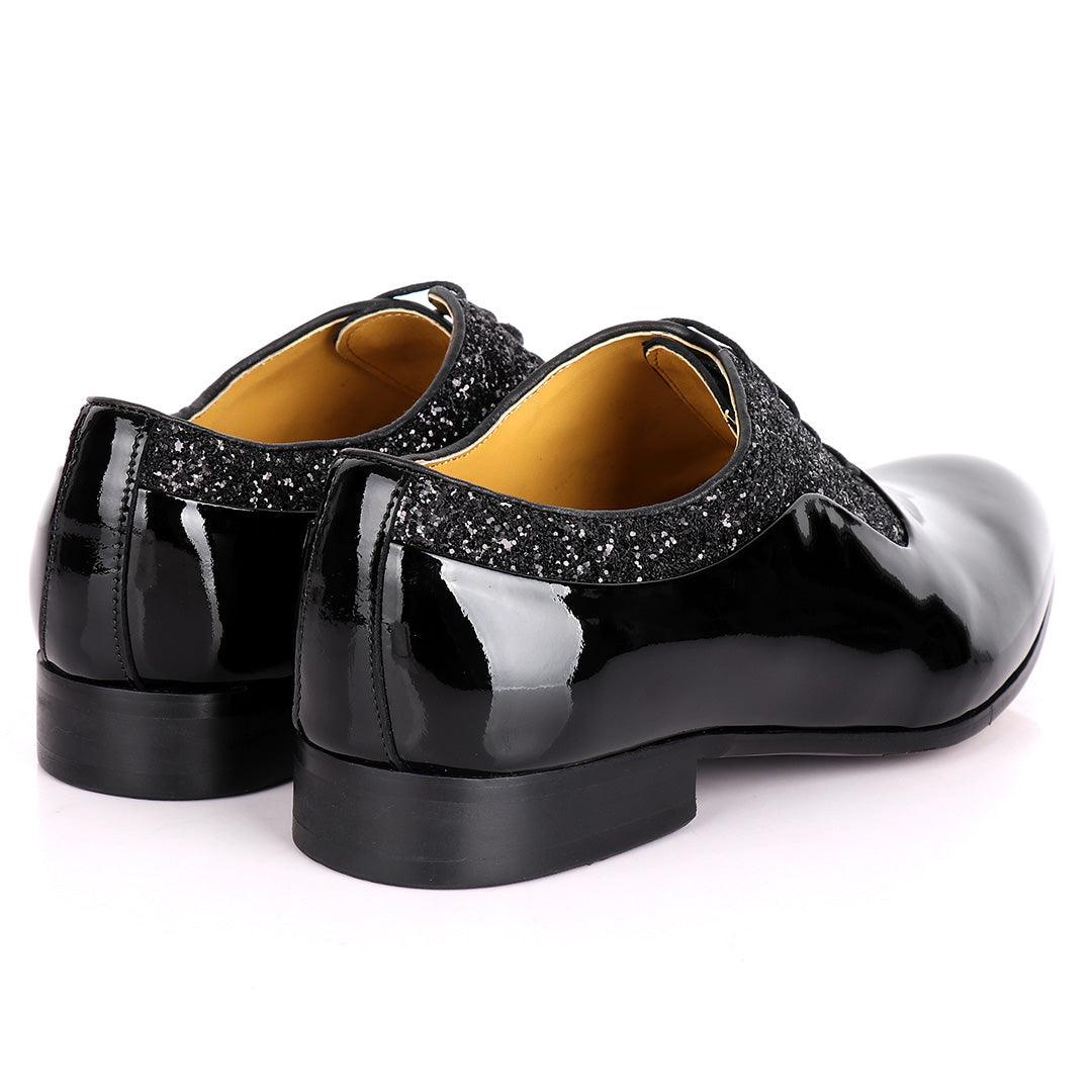 John Medson Exquisite Plain Leather Stone Designed Men's Shoe - Obeezi.com