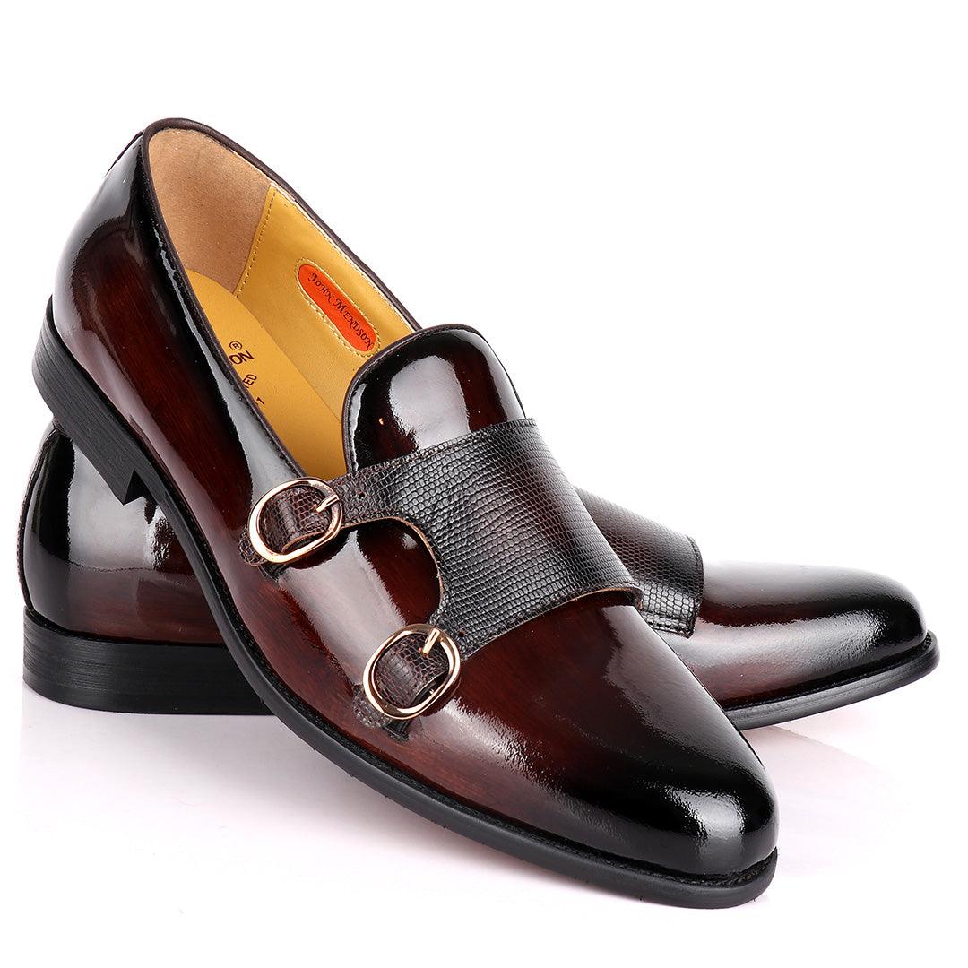 John Mendon Daytonaline Monk straps Leather Designed - Obeezi.com