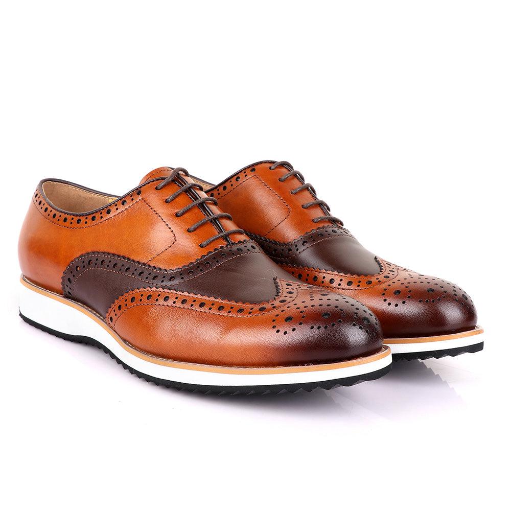 John Mendson Welted Classic Brown Shoe - Obeezi