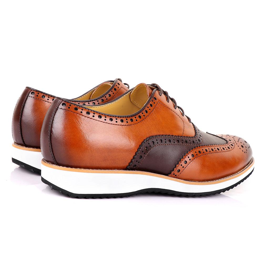 John Mendson Welted Classic Brown Shoe - Obeezi