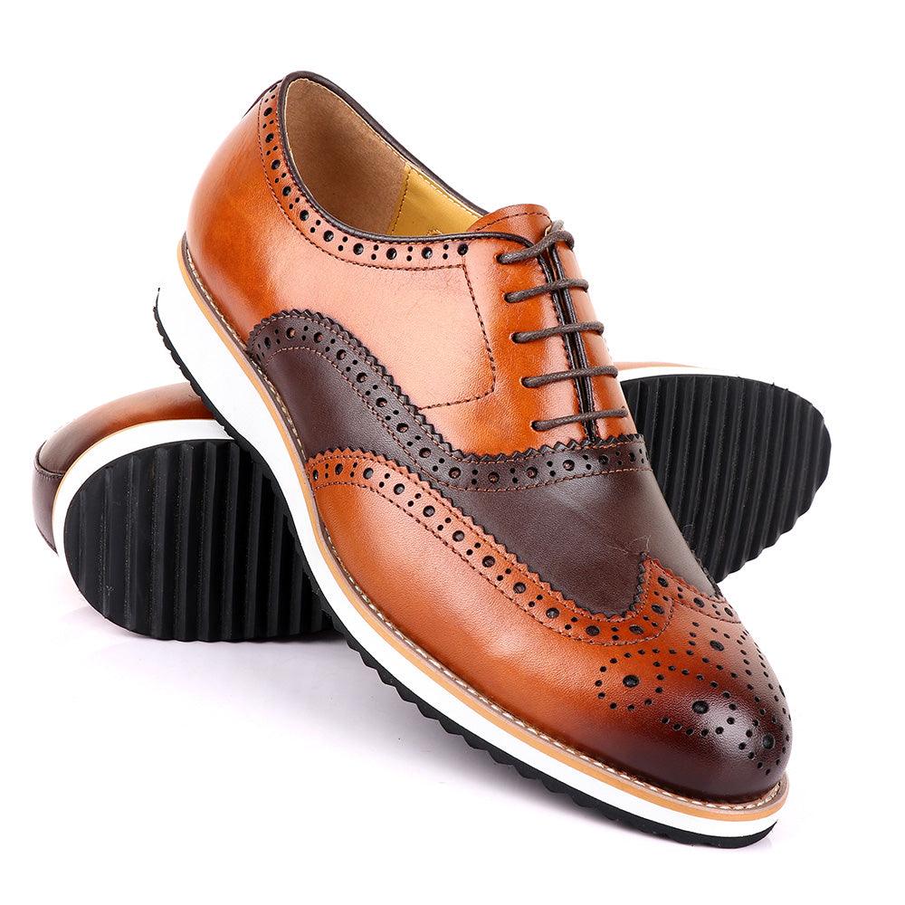 John Mendson Welted Classic Brown Shoe - Obeezi