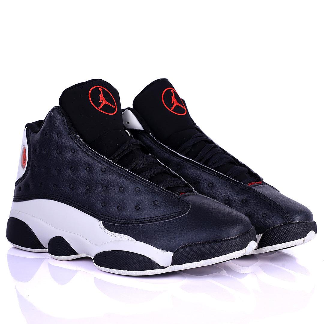 Jord Dotted Black And White Skin Design Classic Retro sneakers - Obeezi.com