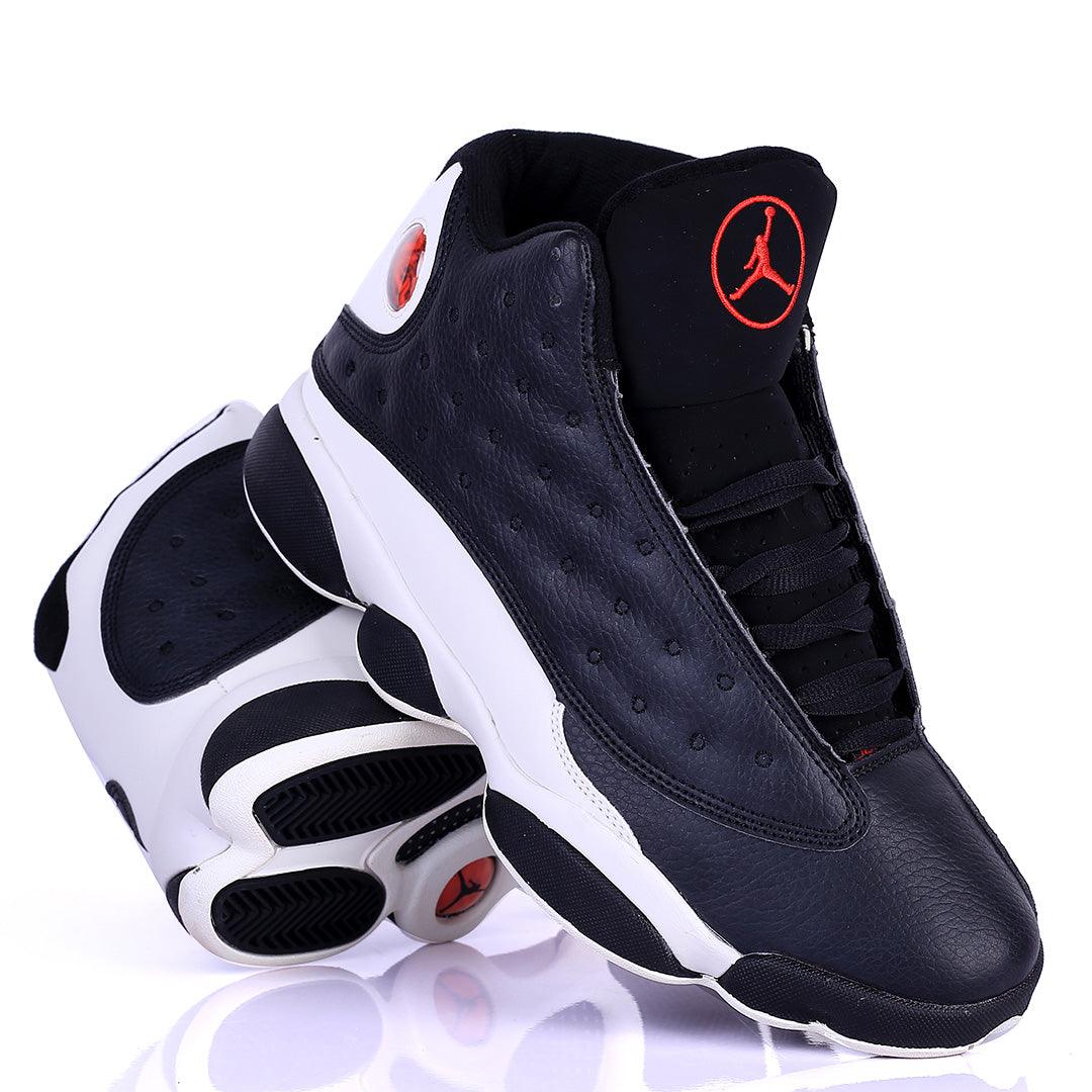 Jord Dotted Black And White Skin Design Classic Retro sneakers - Obeezi.com