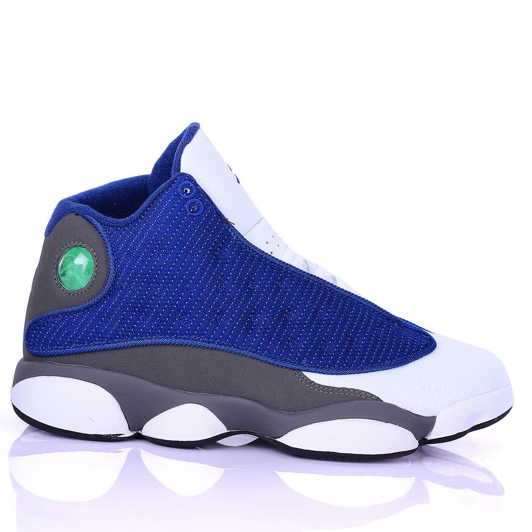 Jord Dotted Blue And White Skin Design Classic Retro sneakers - Obeezi.com