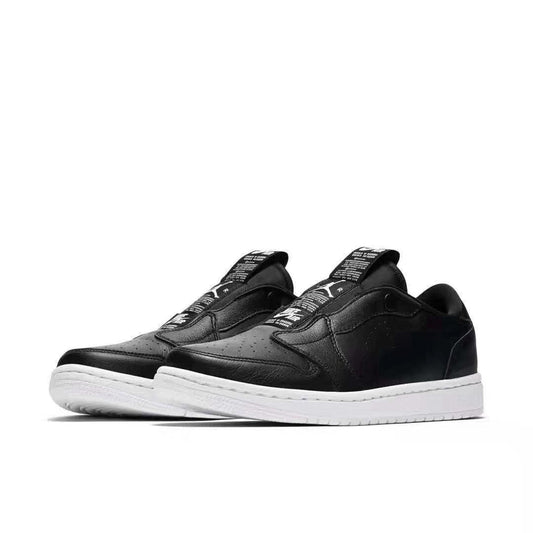 Jordan 1 Low Slip WMNS Ret WHITE/BLACK - Obeezi