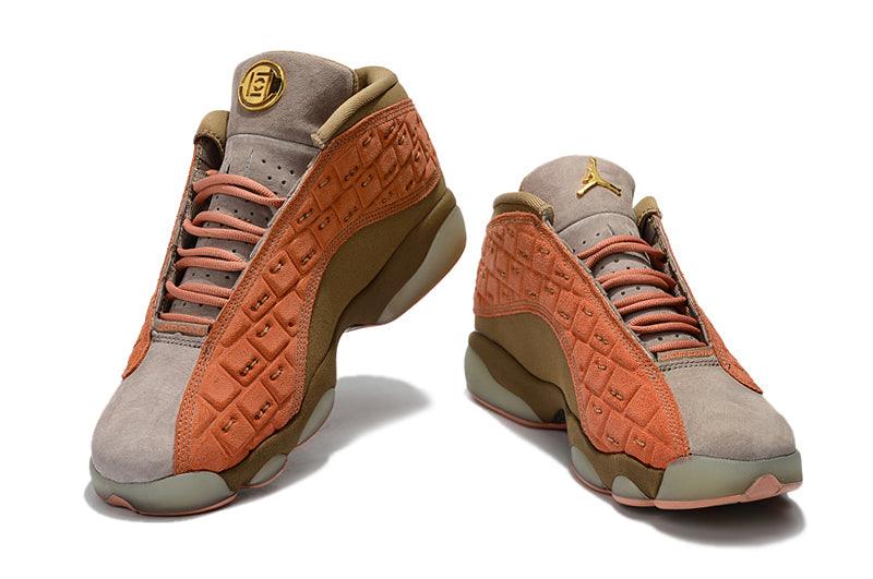 Jordan 13 X Clot Low Gs Light Gray/Dirt Orange - Obeezi