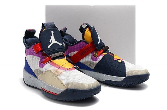 Jordan 33 High Visible Utility Men's Basketball Sneakers - Obeezi