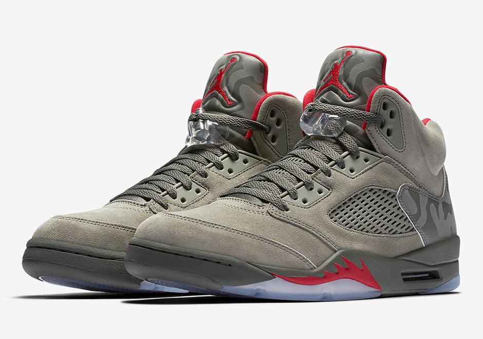 Jordan 5 Retro Sneaker CAMO-Grey - Obeezi