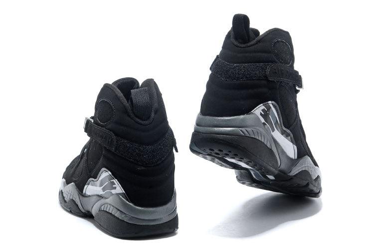 Jordan 8 “Chrome” Black/White-Light Graphite - Obeezi