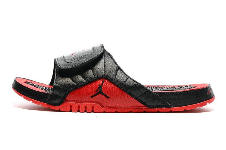 Jordan Hydro 12 Retro Slide Black Red - Obeezi