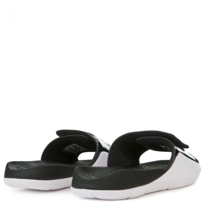 Jordan Hydro 7 Black Metallic Gold White Slippers - Obeezi