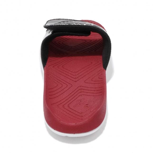 Jordan Hydro 7 GS Black White Gym Red Slippers - Obeezi