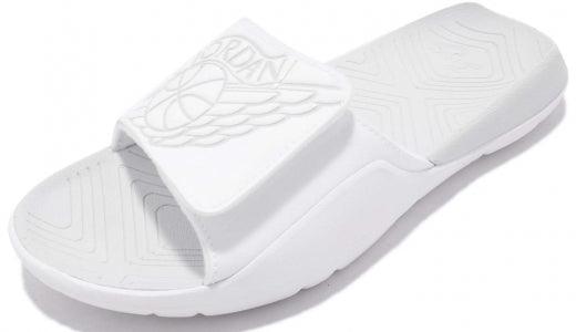 Jordan Hydro 7 Mens White/Pure Platinum Slippers - Obeezi